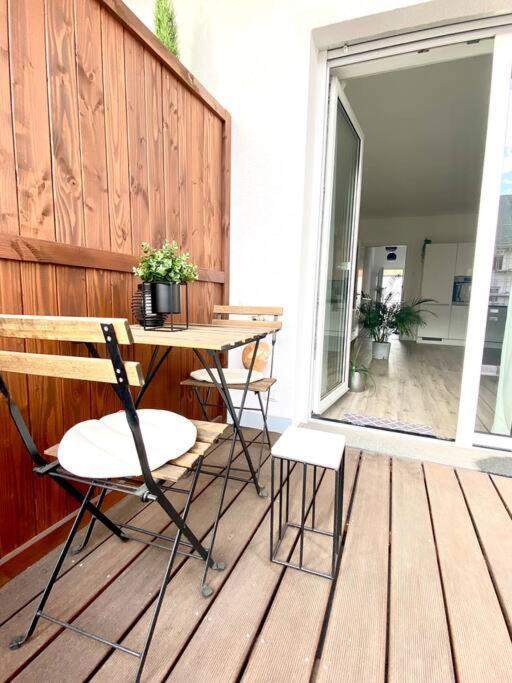 Modernes Trierer Cityloft Mit Grossem Balkon Εξωτερικό φωτογραφία