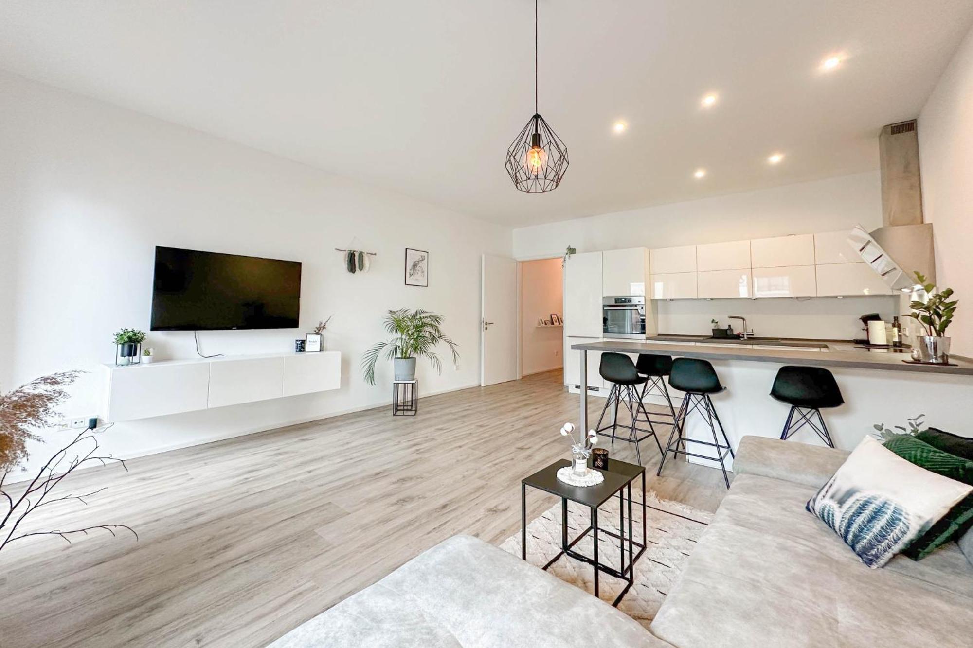 Modernes Trierer Cityloft Mit Grossem Balkon Εξωτερικό φωτογραφία